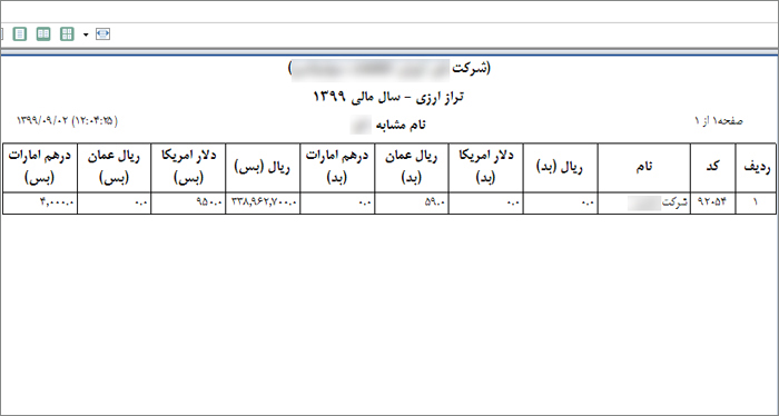 نرم افزارحسابداری ارزی